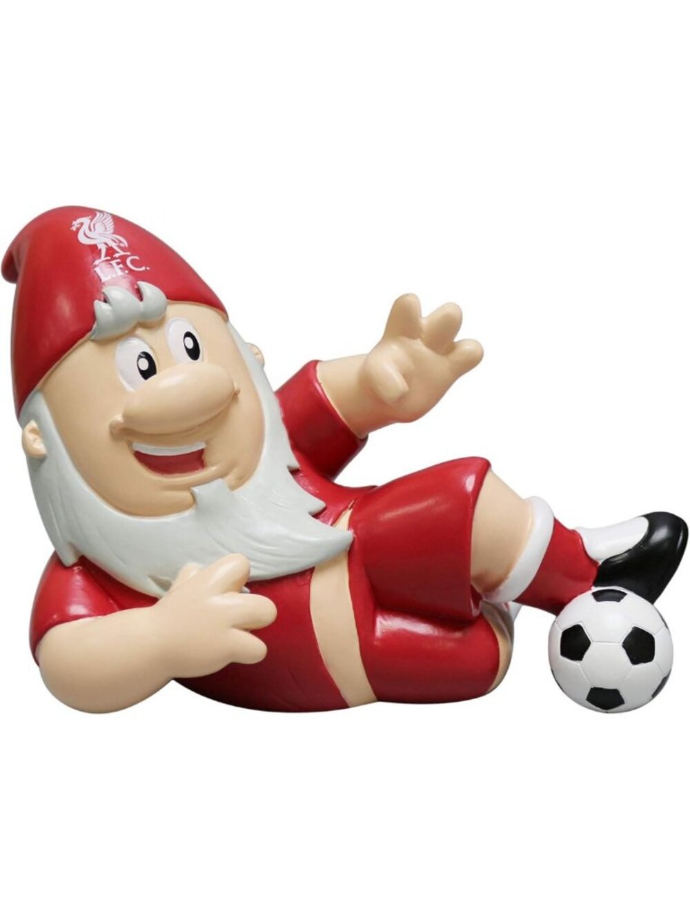 Football Garden Gnome Ornament - Liverpool FC Sliding Tackle Decor for